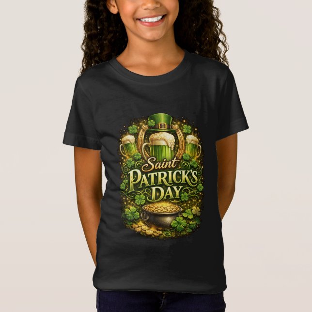 Luck of the Emerald Isle T-Shirt (Front)