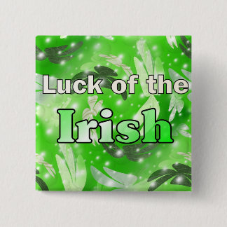 Luck of the Irish 15 Cm Square Badge