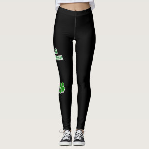 Luck Of The Irish Black Leggings