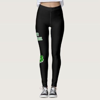 Luck Of The Irish Black Leggings