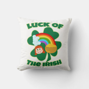 Luck of the Irish Cartoon Cushion