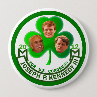 Luck of the Irish: Joe Kennedy 3rd for Congress 10 Cm Round Badge