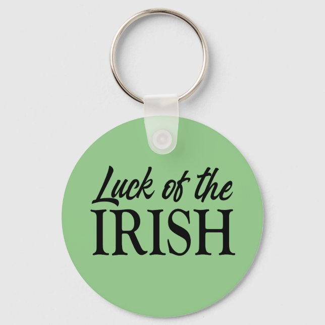 Luck of The Irish Key Ring (Front)