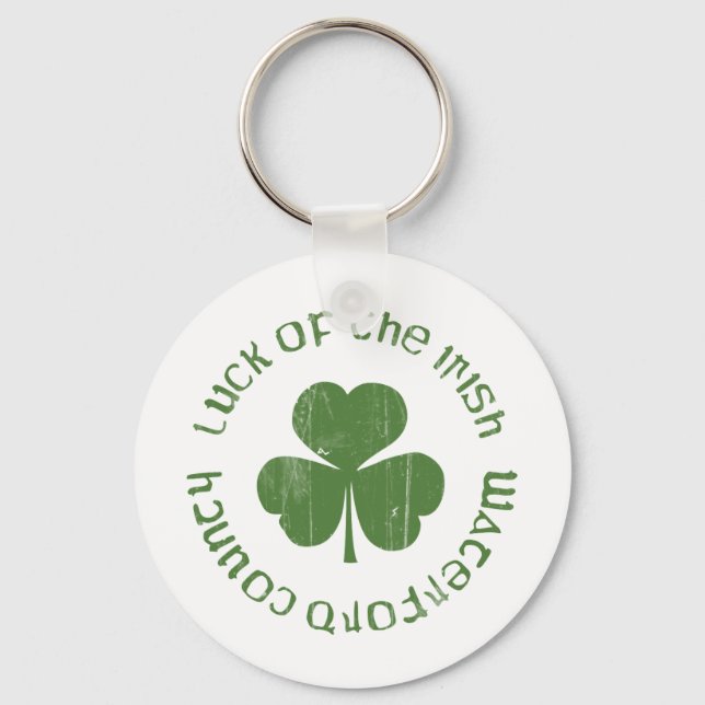 luck of the irish key ring (Front)