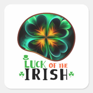 Luck of the Irish - Lucky Charms Square Sticker