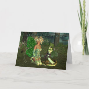 Luck of the Irish on St. Patrick's Day Card