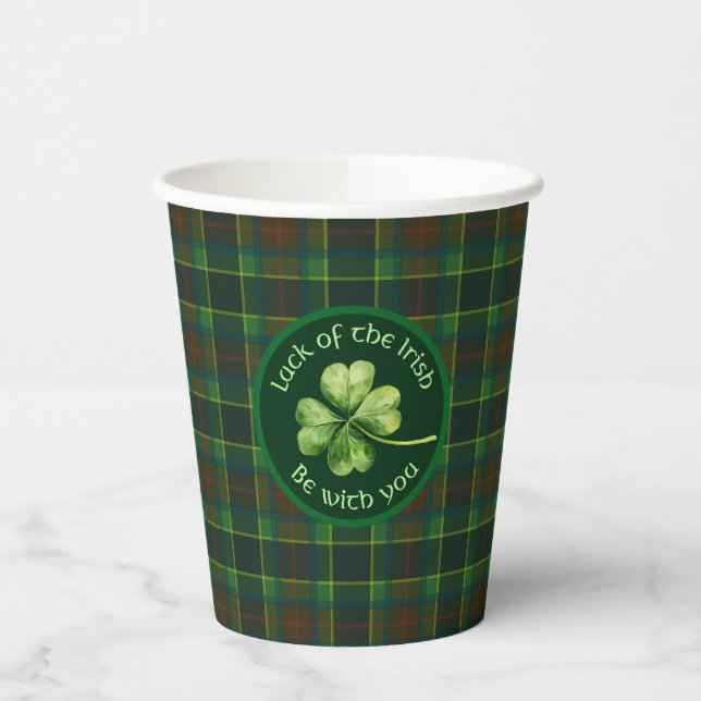 Luck of the Irish Paper Cups (Left)