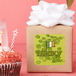 Luck of the Irish Square Sticker