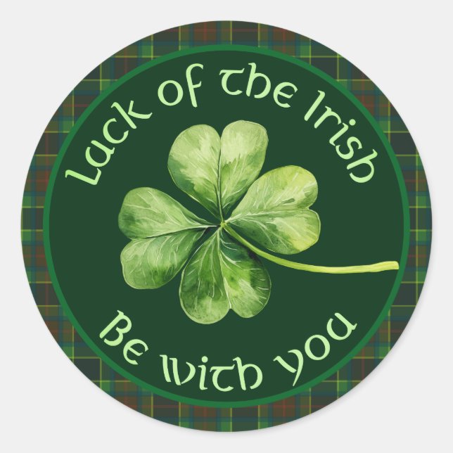 Luck of the irish Sticker (Front)