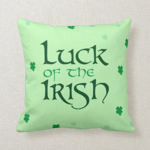 Luck of the Irish Throw Pillow