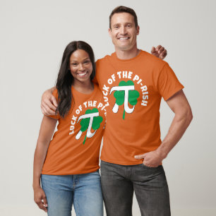 LUCK OF THE PI RISH Combo Pi Day St Patrick's Day T-Shirt