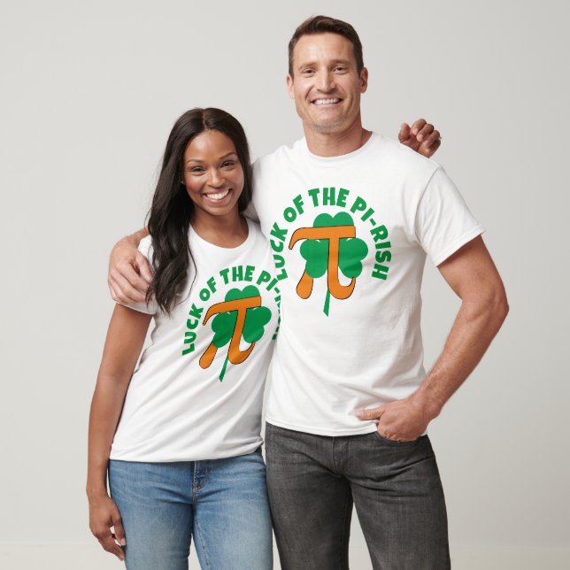 LUCK OF THE PI RISH St Patrick's Day Pi Day  T-Shirt (Unisex)