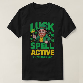 Luck Spell Active Leprechaun St. Patrick’s Day Tee