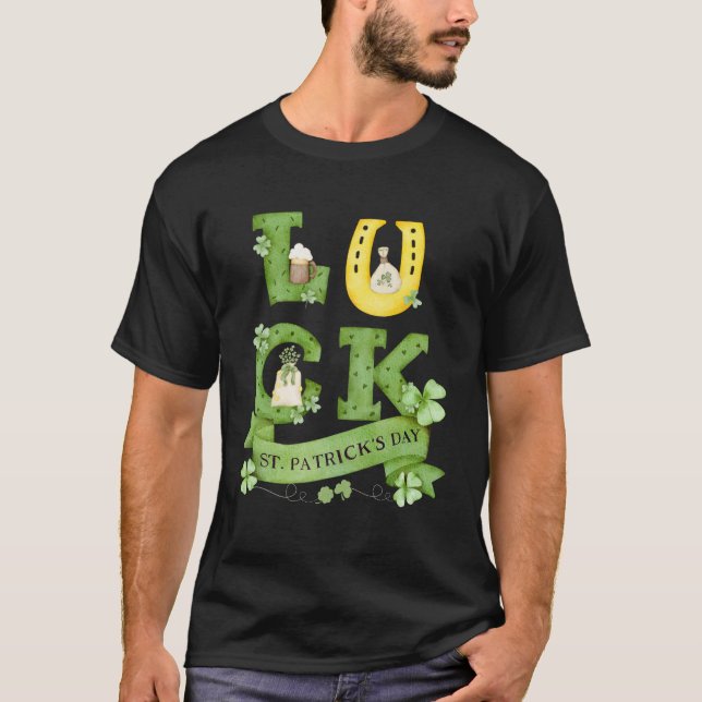 Luck St. Patrick's Day T-Shirt (Front)