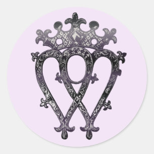 Luckenbooth, Scotland Scottish Heritage Love Token Classic Round Sticker