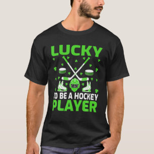 Luckey To Be A Hockey Player St. Patrick's Day T-Shirt