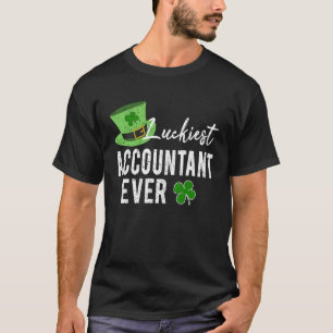 Luckiest Accountant Ever Accounting CPA St Patrick T-Shirt