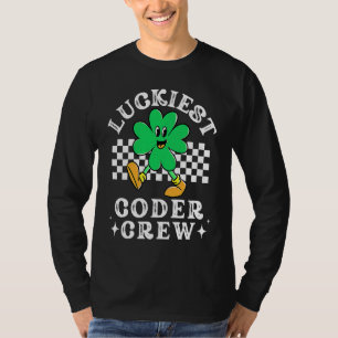 Luckiest Coder Crew Comp Sci Computer Science St P T-Shirt