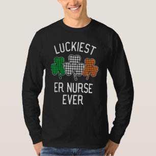 Luckiest Emergency Room Er Nurse Ever St Patrick's T-Shirt