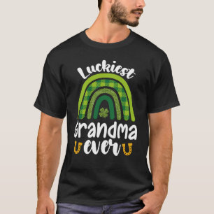 Luckiest Grandma Ever Family St Patrick's Day T-Shirt
