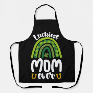 Luckiest Mum Ever Family St Patrick's Day Apron