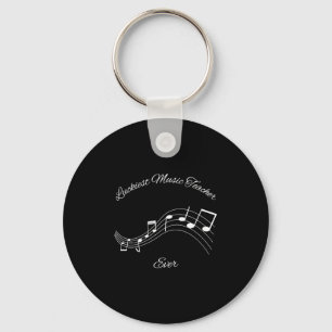 Luckiest Music Teacher Ever Key Ring