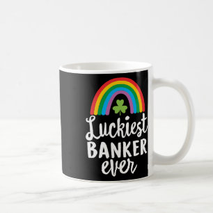 Luckiest Nker Ever St Patrick Day Shamrocks Coffee Mug
