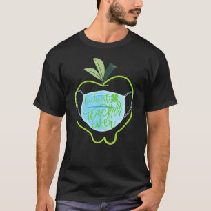 Luckiest Teacher Face Mask St Patrick's Day Boys K T-Shirt