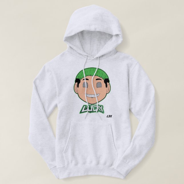 LUCKY3RD FACE HOODIE (Design Front)