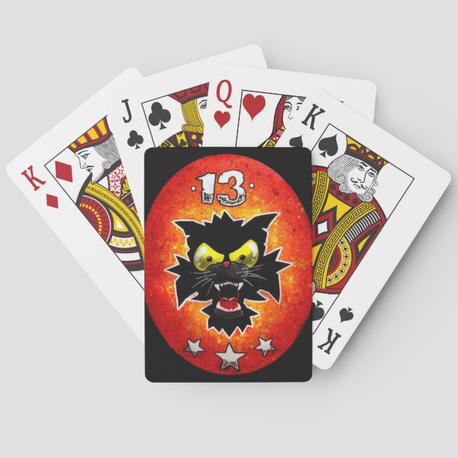 Lucky 13 playing cards (Back)