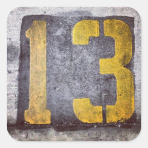 Lucky #13 Stickers