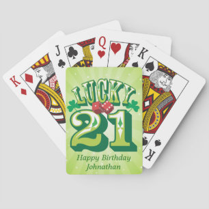 Lucky 21 Custom Playing Cards