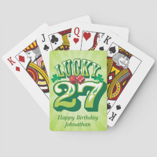 Lucky 27 Custom Playing Cards
