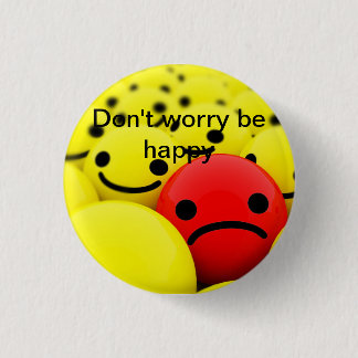 lucky 3 cm round badge