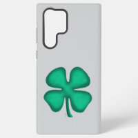 Lucky 4 Leaf Irish Clover gray S22 Ult phone case