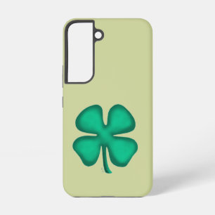 Lucky 4 Leaf Irish Clover green S22 phone case