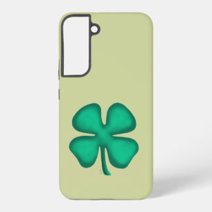 Lucky 4 Leaf Irish Clover green S22Plus phone case