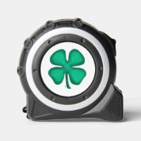 Lucky 4 Leaf Irish Clover tape measure