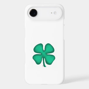 Lucky 4 Leaf Irish Clover white iPhone 17 Air case