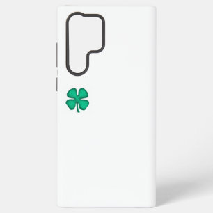 Lucky 4 Leaf Irish Clover white S22 Ult phone case