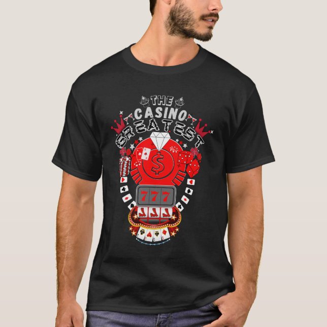 Lucky 777: The Ultimate Casino Experience T-Shirt (Front)