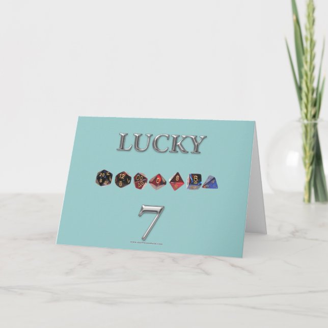 Lucky 7 card (Front)