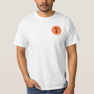 Lucky 7 orange T-Shirt