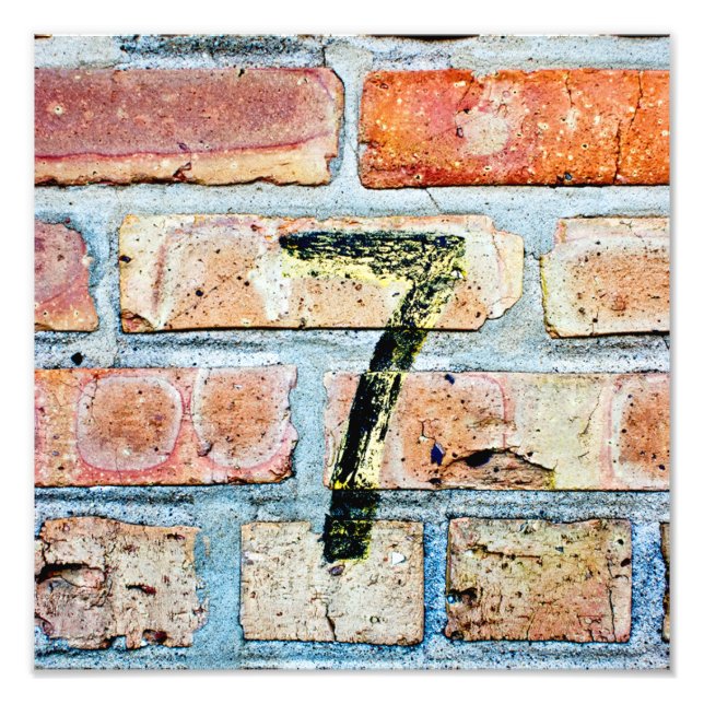 Lucky 7 photo print (Front)
