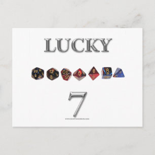 Lucky 7 postcard