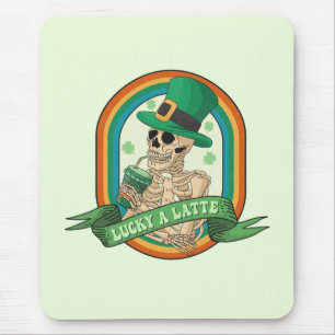 Lucky A Latte Mouse Mat