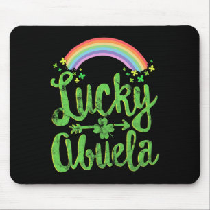 Lucky Abuela Family St Patricks Day Grandma Mother Mouse Mat
