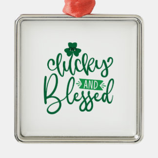 Lucky And Blessed Metal Tree Decoration