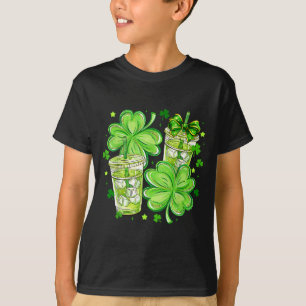 Lucky and caffeinated st patrick's day shamrock T-Shirt
