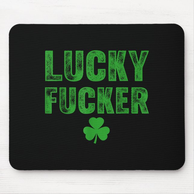 Lucky And Lucky Forer St Patricks Day  Mouse Mat (Front)